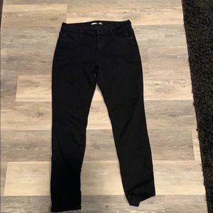 old navy high rise black skinny jeans